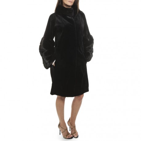 Manteau CHRISTIAN DIOR T  vison noir