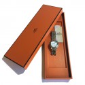 Montre Clipper HERMES fond nacre bleue MM