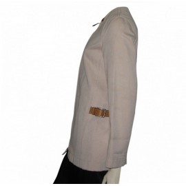 Cotton jacket & leather T36 HERMES