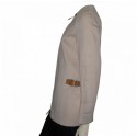 Cotton jacket & leather T36 HERMES