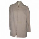 HERMES T 38 beige cotton jacket