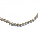 xxx Collier MARGUERITE DE VALOIS perles nacrées en pâte de verre