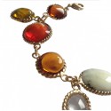 Bracelet large cabochons MARGUERITE DE VALOIS