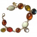 Bracelet gros cabochons MARGUERITE DE VALOIS