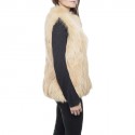 GA fur sleeveless vest