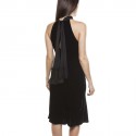 Dress JEAN PAUL GAULTIER T36 en velvet of silk and Black Lace