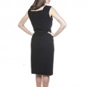 CHANEL T34 black sleeveless dress