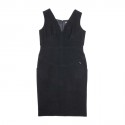 CHANEL T34 black sleeveless dress