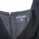 Robe CHANEL T 34 sans manche noire