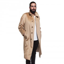 T48 FRANCK NAMANI coat in 100% guanaco