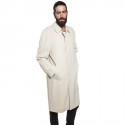 GIANNI VERSACE T 48 IT Trench coat in light beige wool