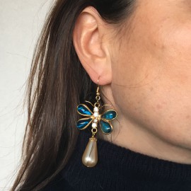 Boucles d'oreille clous MARGUERITE DE VALOIS 