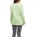 Veste CHANEL T 44 tweed vert anis et vert clair