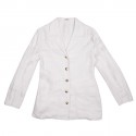 CHANEL Vintage jacket in ecru linen size 38FR