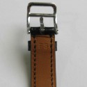 HERMES watch model 'Cape Cod' small model with black mississipi alligato bracelet