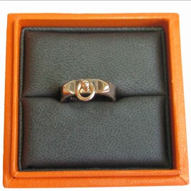 Bague HERMES Collier de chien en or rose