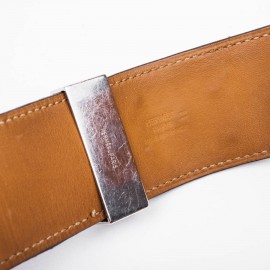 Manchette HERMES Homme en Lézard marron