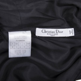 Robe CHRISTIAN DIOR  T 38  crêpe georgette noire 