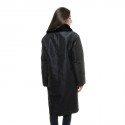 FENDI black trench coat lined with fur size 38FR