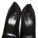 BALMAIN high heels in black velvet size 39EU