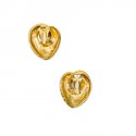 Boucles d'oreille Clips Coeur sans marque