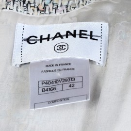 Robe CHANEL T 42 tweed