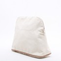 HERMES toilet bag in ecru fabric GM