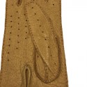 CHRISTIAN DIOR gloves in dark beige peccary leather size 8EU