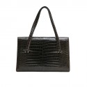 GUCCI Vintage bag in browncrocodile porosus leather