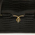 GUCCI Vintage bag in browncrocodile porosus leather