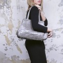  NANCY GONSALEZ bag in gray crocodile