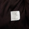 CHANEL T40 jacket in brown tweed and black shiny threads