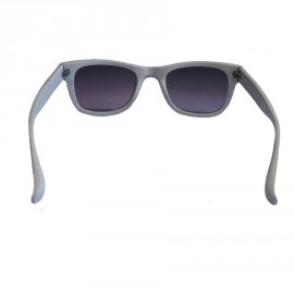 Lunettes de soleil LINDA FARROW LUXE en plastique gris mat