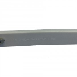 Lunettes de soleil LINDA FARROW LUXE en plastique gris mat