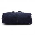 Sac CHANEL veau velours bleu marine