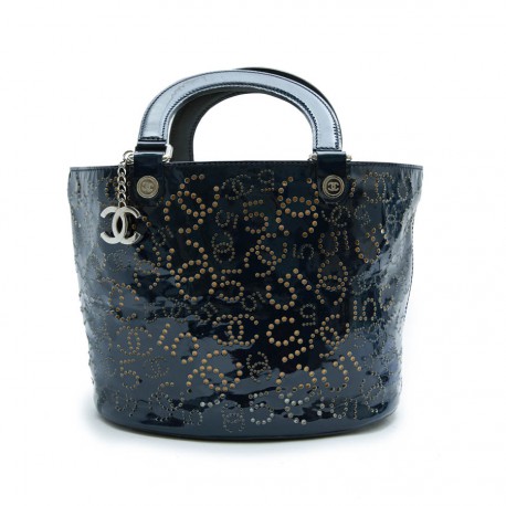 CHANEL bag in perforated...