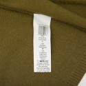  KENZO flared skirt in green khaki wool, silk and cashmere size S