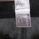 Pantalon jean CHANEL T 40 avec broderies or, bordeaux et noire