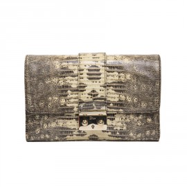 DIOR clutch in water snake skin