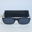 Lunettes de soleil CARTIER en plastique noir avec correction