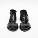  KARL LAGERFELD pour REPETTO sandals in black patent leather size 40FR