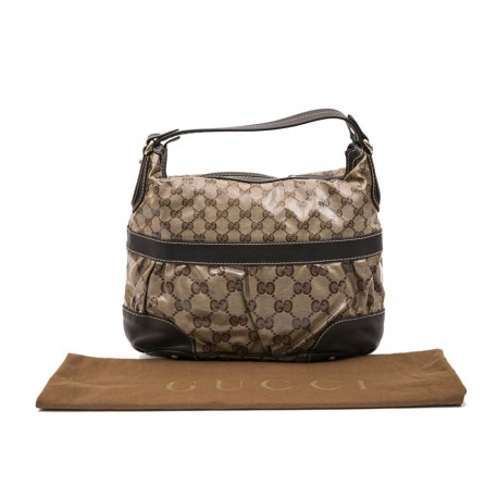 Sac GUCCI toile enduite monogram Vintage