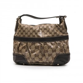 Sac GUCCI toile enduite monogram Vintage