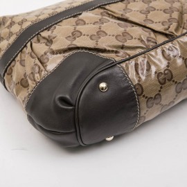 Sac GUCCI toile enduite monogram Vintage