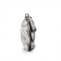 Hogan unisex clutch designed by Karl Lagerfeld in silver leather