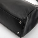 Sac Peekaboo FENDI  cuir d'agneau lisse noir TM