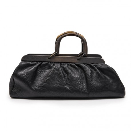 Sac GUCCI n cuir de vachette noir Vintage