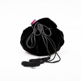 Minaudière EMMANUEL UNGARO velours noir