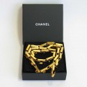 CHANEL vintage articulated belt in gilded metal