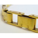 CHANEL vintage articulated belt in gilded metal